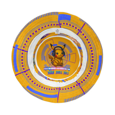 Colorful Pokemon Bucket Hat for Kids & Adults, Perfect for Summer Festivals