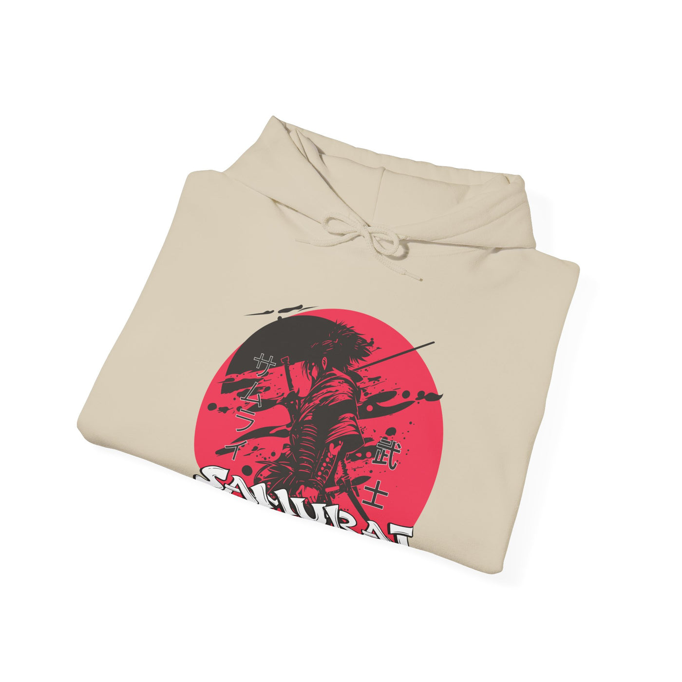 Samurai Inspired Hoodie, Cozy Streetwear,