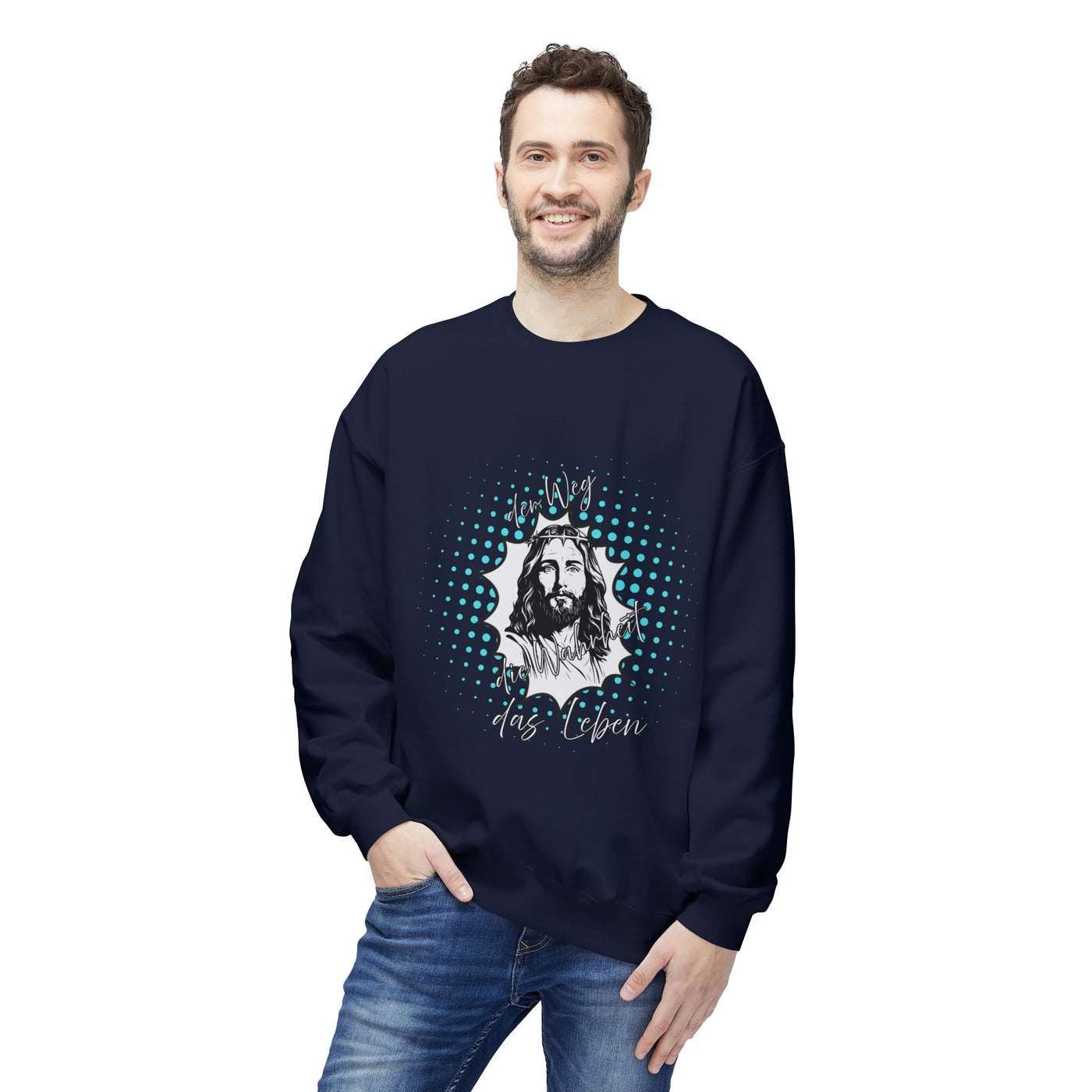 Jesus der Weg - die Wahrheit  - das Leben Sweatshirt