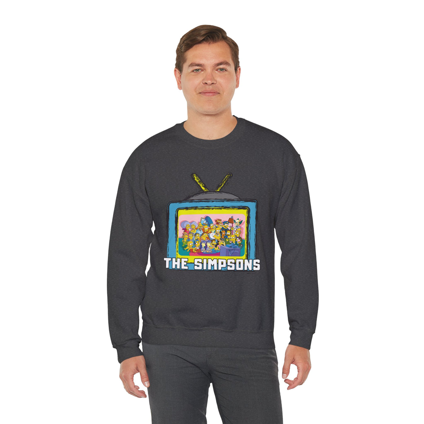 The Simpsons Unisex Heavy Cotton Sweatshirt