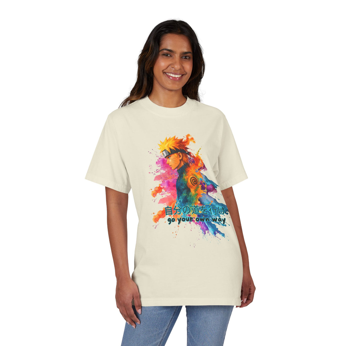 Unisex Graphic T-Shirt - Go Your Own Way - Naruto Inspired Design Anime