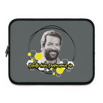 Laptop Sleeve - "Schalte deine Denkmurmel an" Bud Spencer Laptoptasche