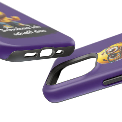 Motivational Impact-Resistant Phone Case - "Schakaa ich schaff das"