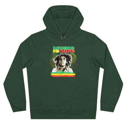 Music Is Life King Hooded Sweatshirt | Perfect for music lovers