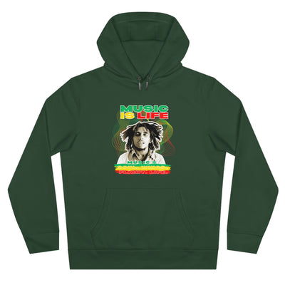 Music Is Life King Hooded Sweatshirt | Perfect for Music Lovers