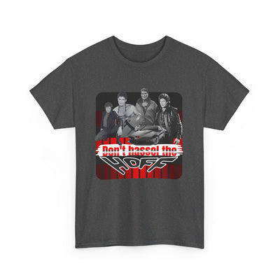 Don't Hassel the Hoff Unisex Heavy Cotton Tee | Retro humor shirt for fans