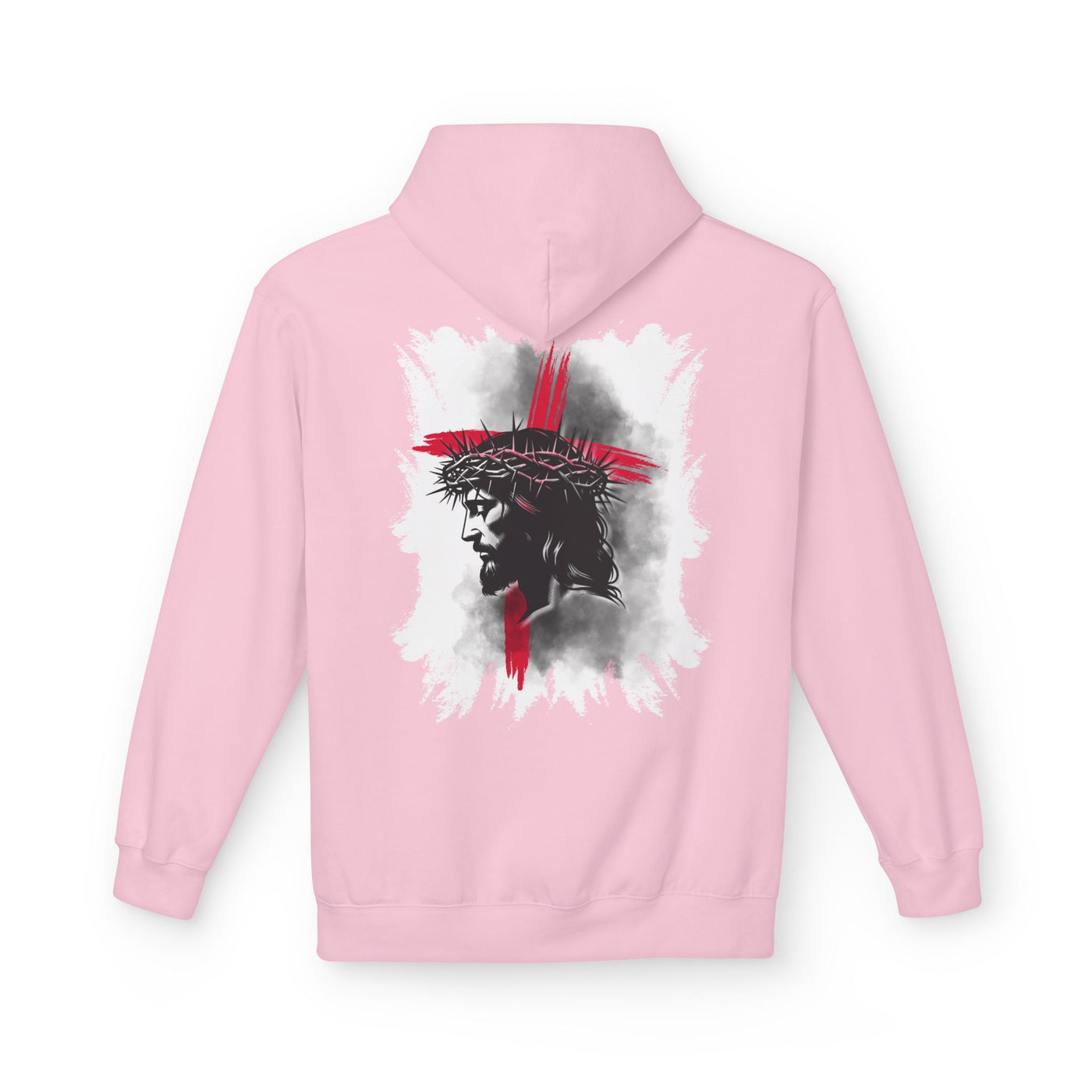 Faith-Inspired Hoodie: Blessed, Saved, Loved - Christian JESUS