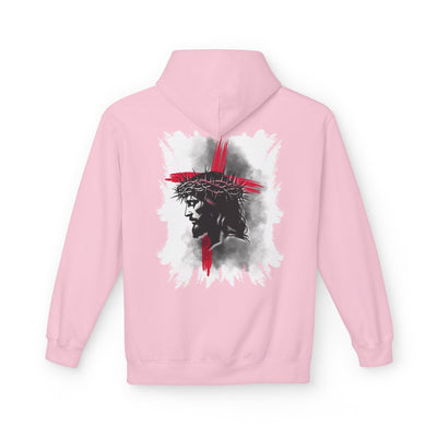 Faith-Inspired Hoodie: Blessed, Saved, Loved - Christian JESUS