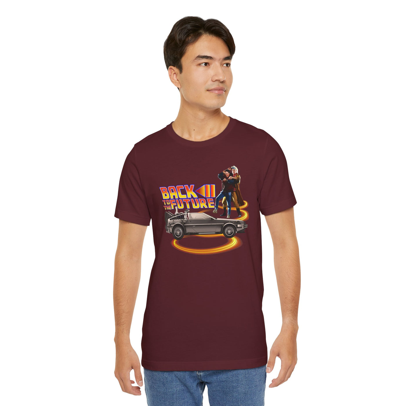 Retro Back to the Future Tee - Unisex Short Sleeve Shirt