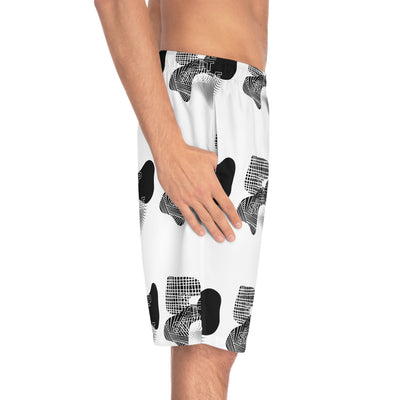 Stylish Men's Board Shorts for Summer, Surfing, Beachwear, Swimwear, Vacation Essentials, Graphic Design Apparel