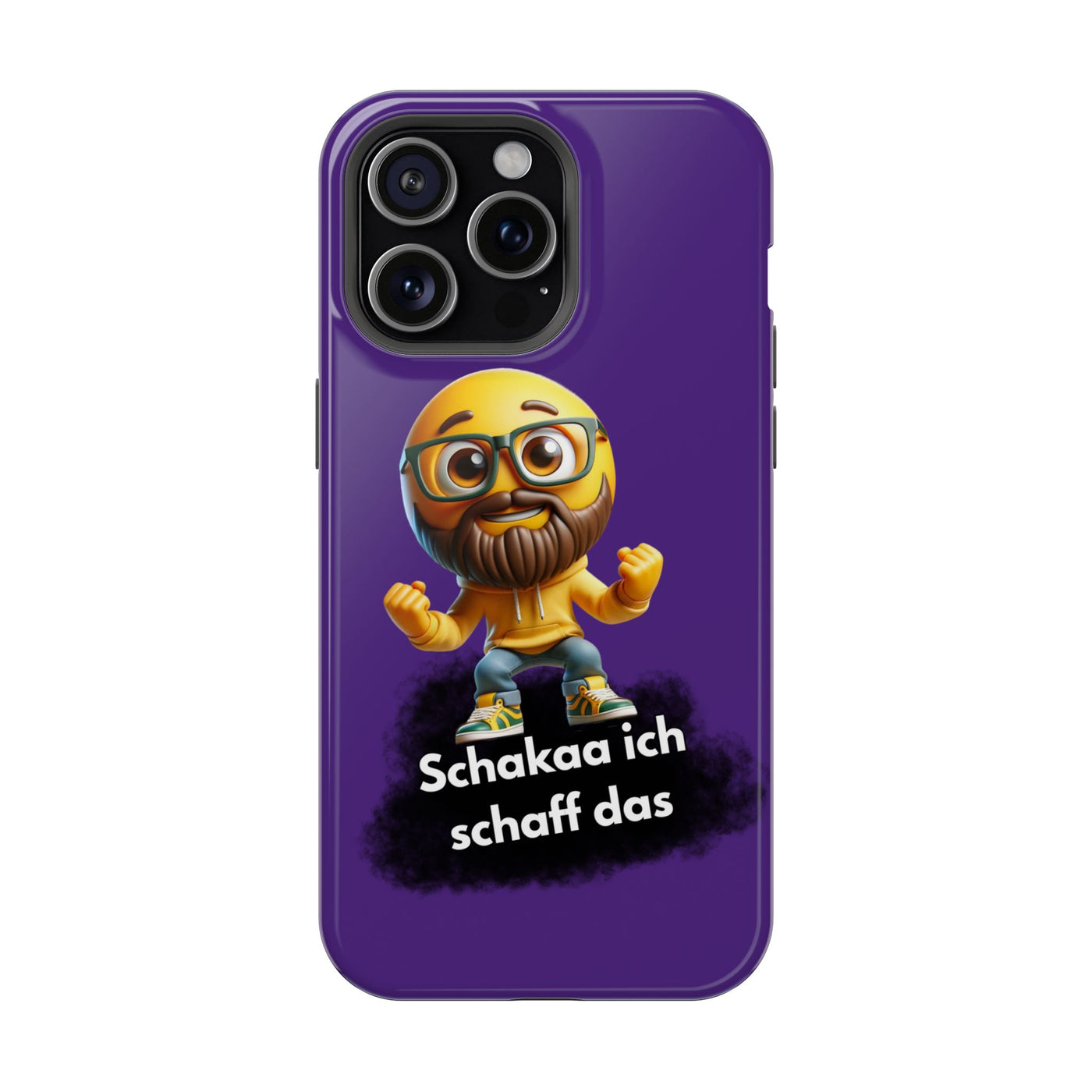 Motivational Impact-Resistant Phone Case - "Schakaa ich schaff das"