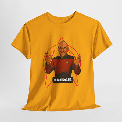 Energie Unisex Heavy Cotton Tee - Perfect for Sci-Fi Fans and Casual Wear