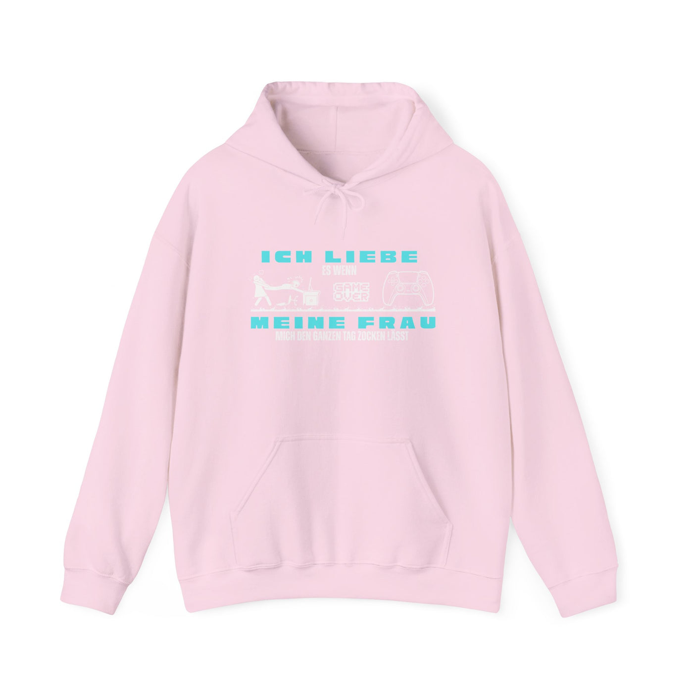 Gaming Love Unisex Hooded Sweatshirt - "Ich Liebe Es Wenn Meine Frau"