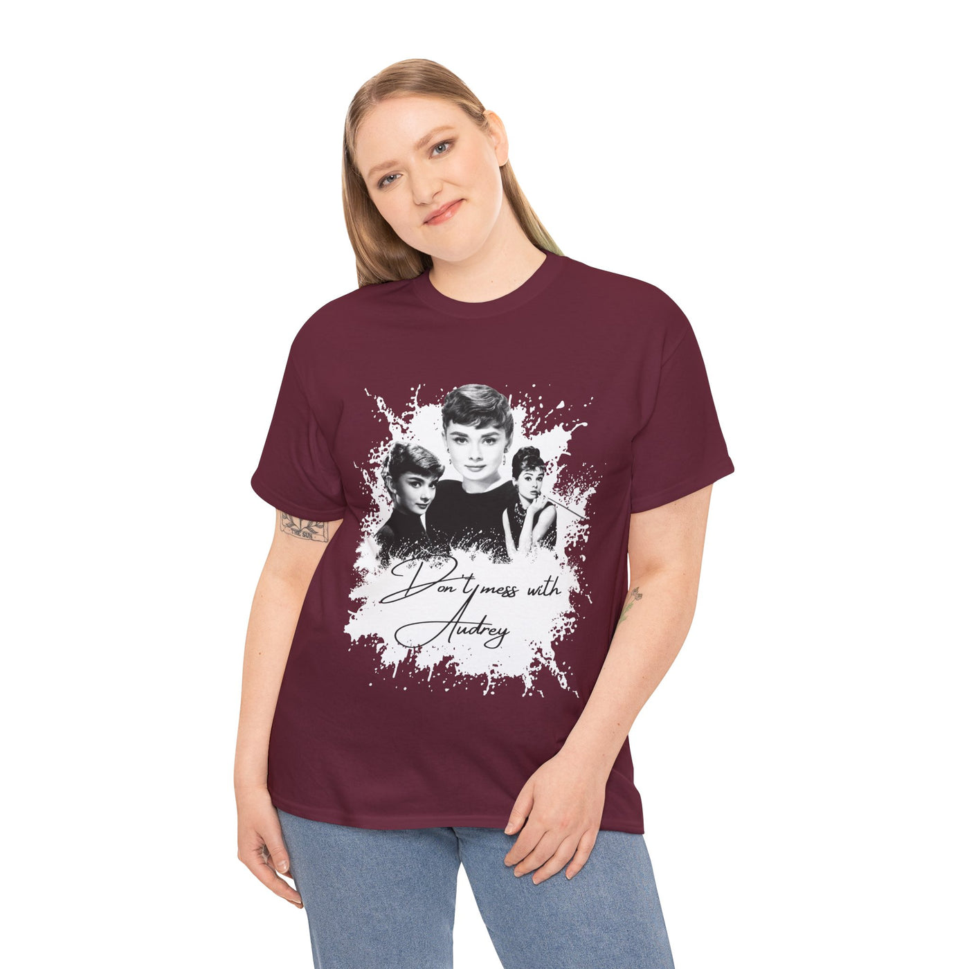 Don't mess with Audrey - Audrey Hepburn T Shirt