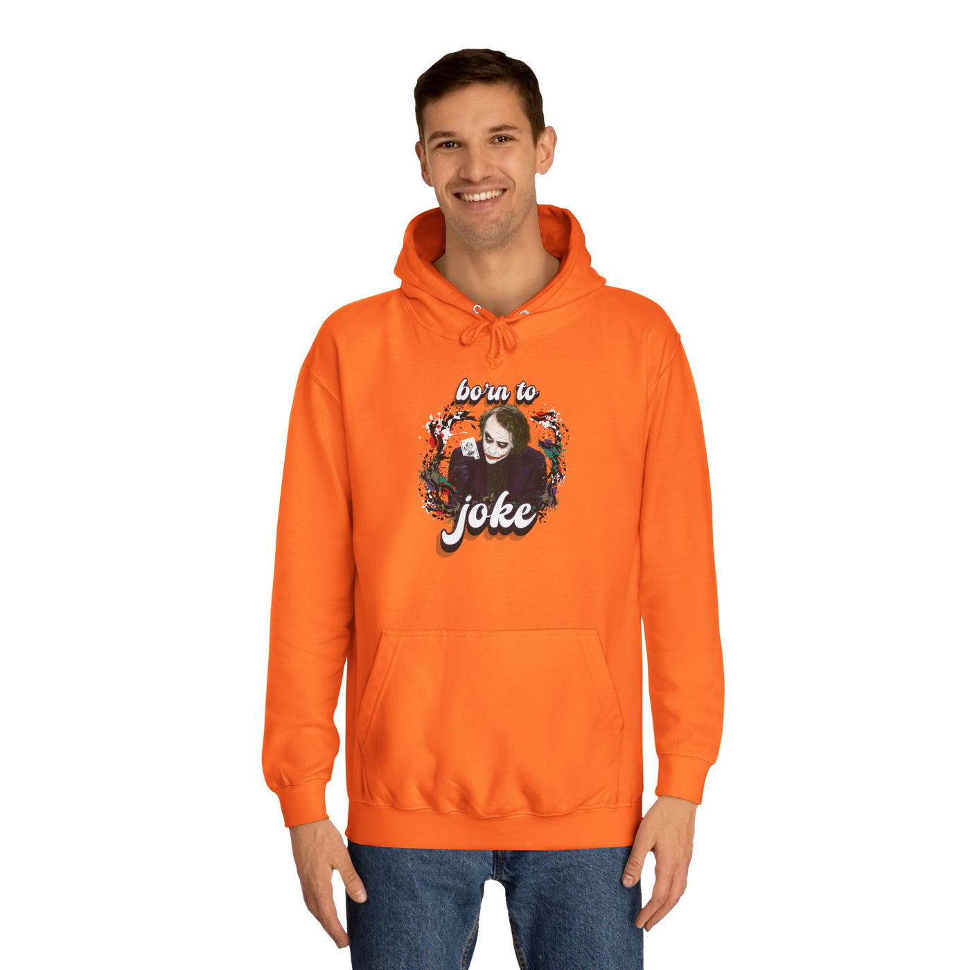 Joker "born to joke" college hoodie