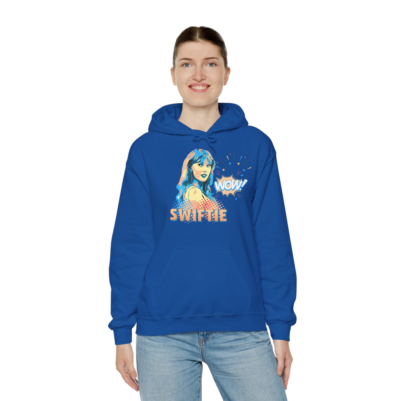 'SWIFTIE WOW' Unisex Heavy Blend™ Hooded Sweatshirt - Perfect Gift for Fans 