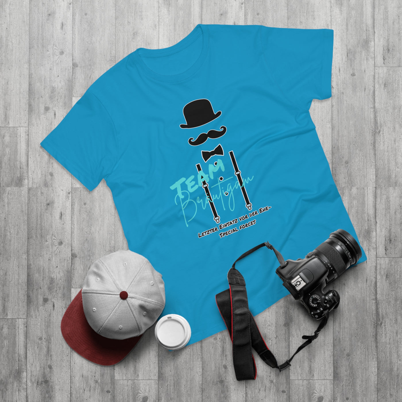 Team Bride Men's Groom "We celebrate the fairytale"