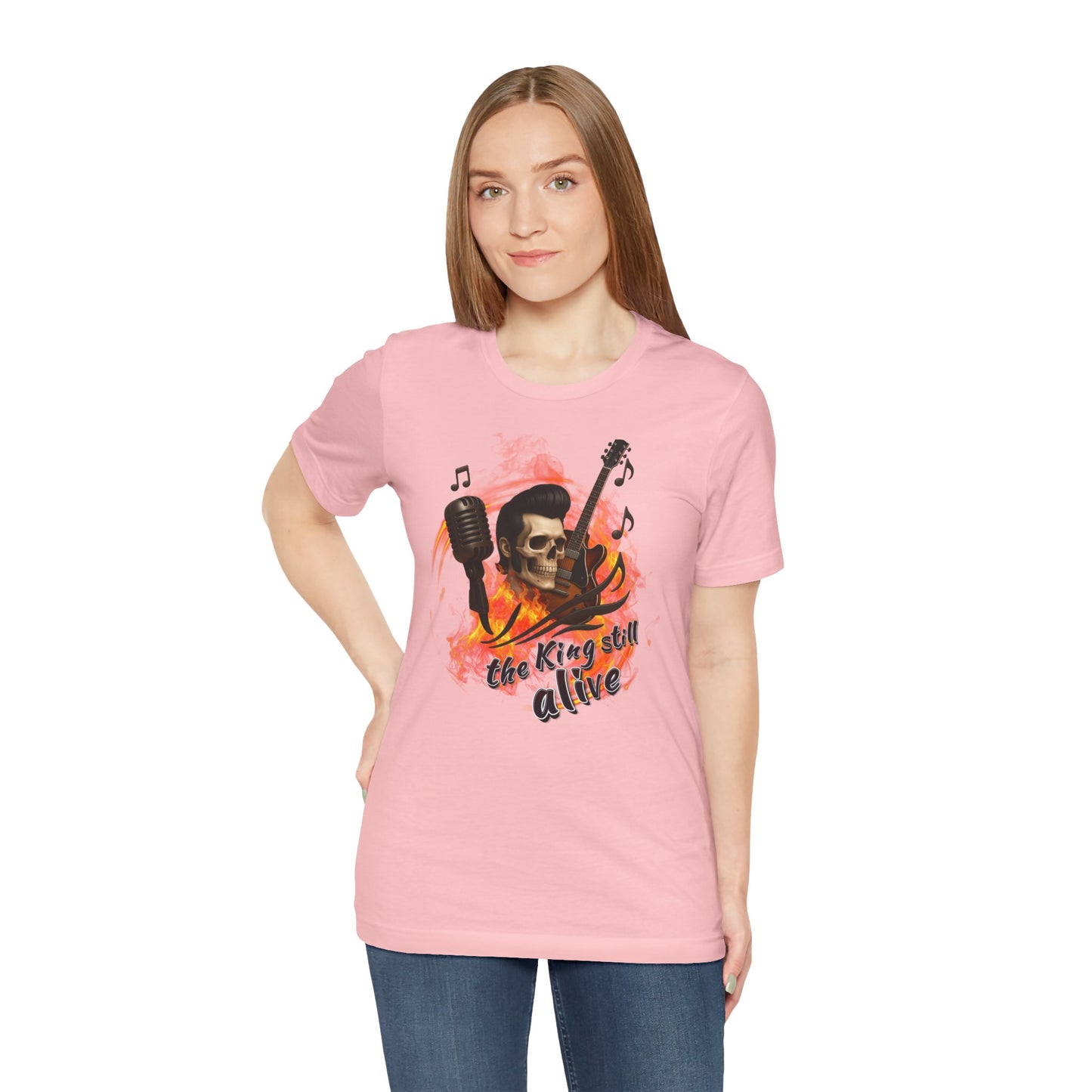 Music Vibes Unisex Jersey Tee - 'The King Still Alive' Graphic T-Shirt