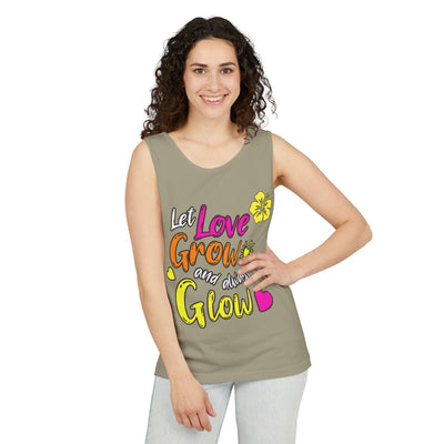 Tank Let Love Grow ... , Motivational Workout Shirt