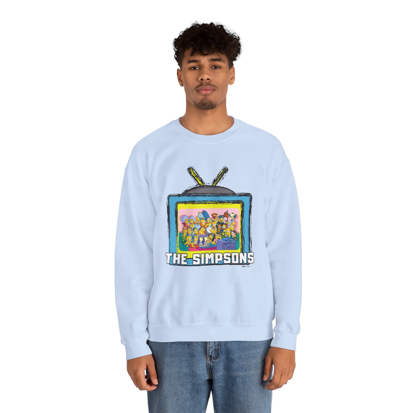 The Simpsons Unisex Heavy Cotton Sweatshirt