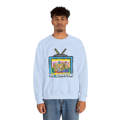 The Simpsons Unisex Heavy Cotton Sweatshirt