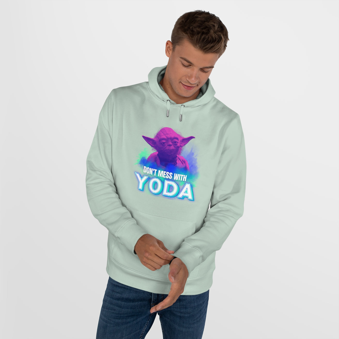 Don't Mess With Yoda Hooded Sweatshirt - starwars