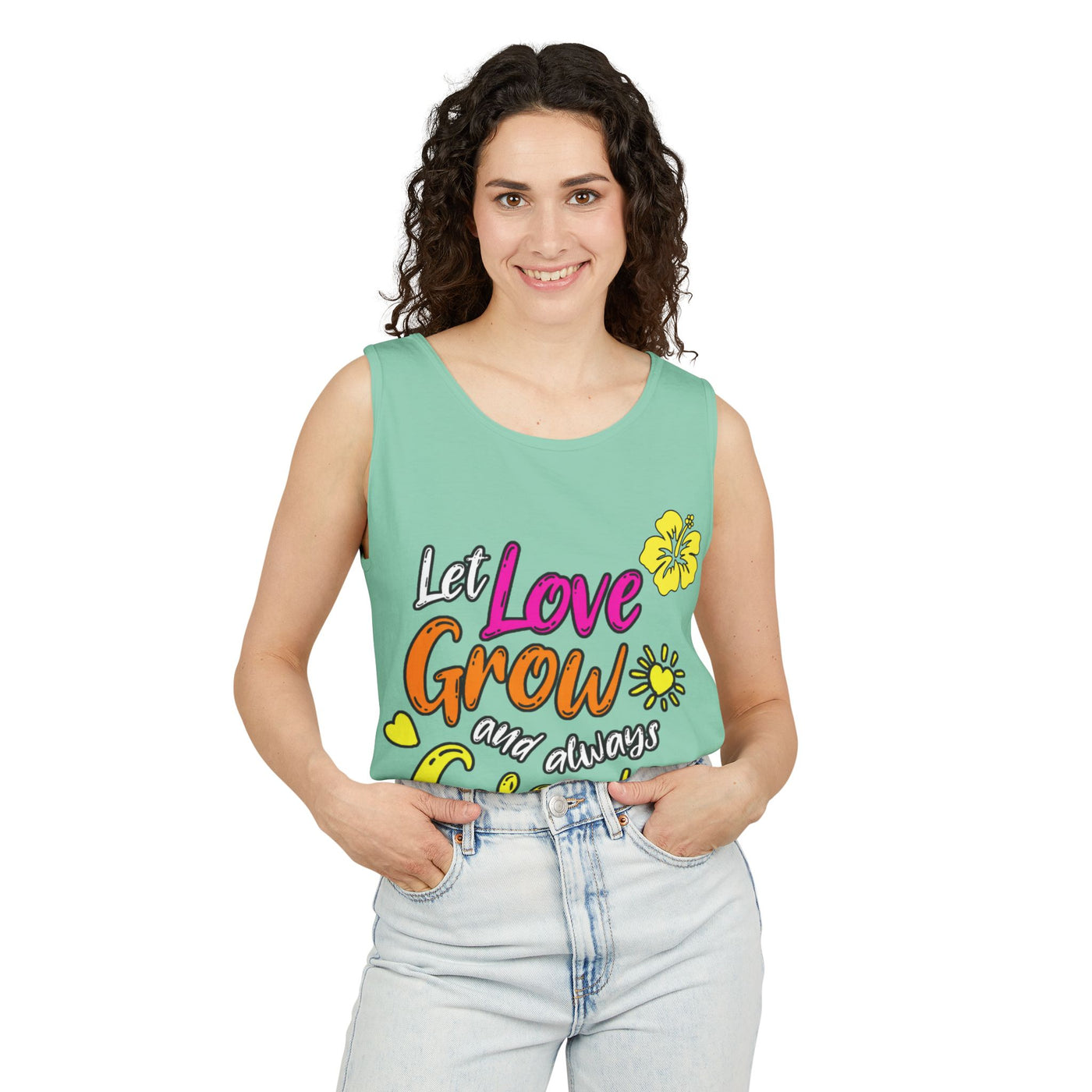 Tank Let Love Grow ... , Motivational Workout Shirt