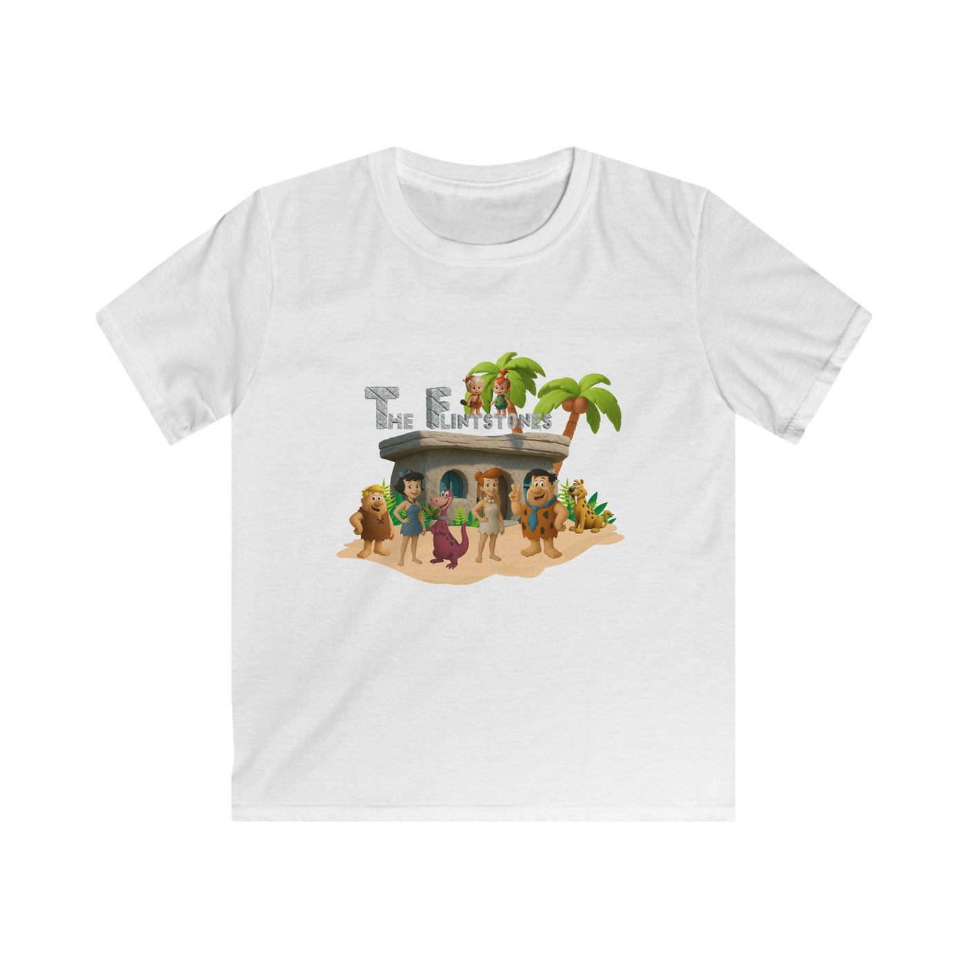 Teeny - Flintstones Kids Tee, Fun Summer Shirt,