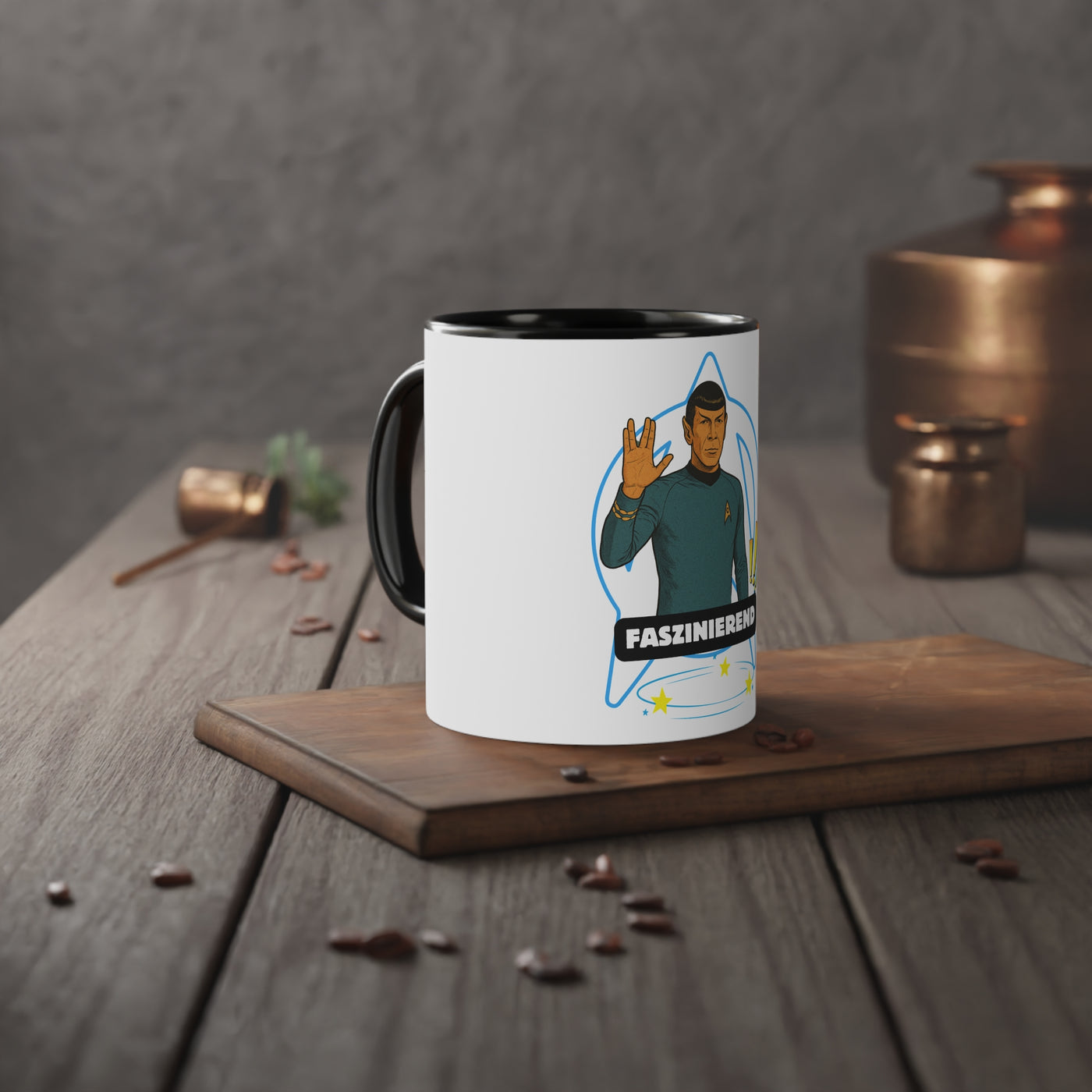 Tasse Star-Themed Ceramic Mug for Sci-Fi Fans,