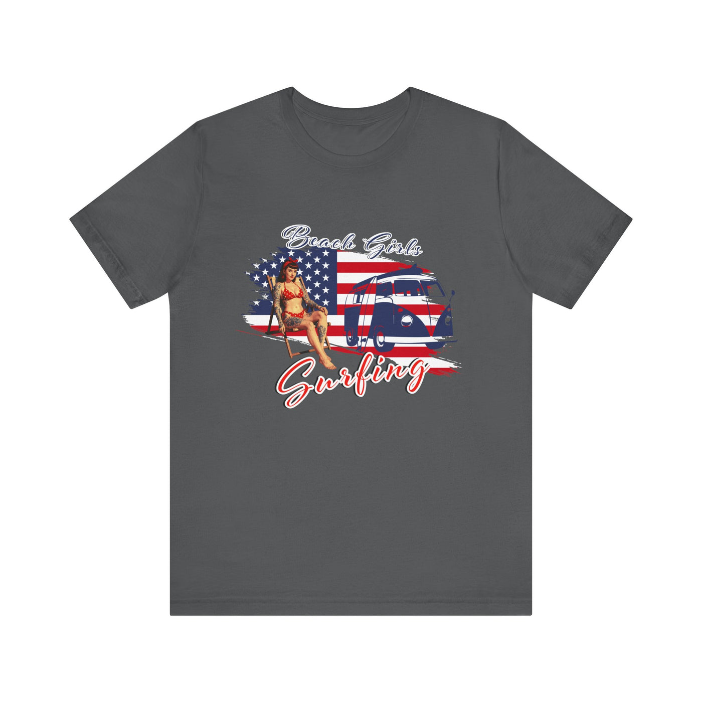 Beach Girls Surfing USA