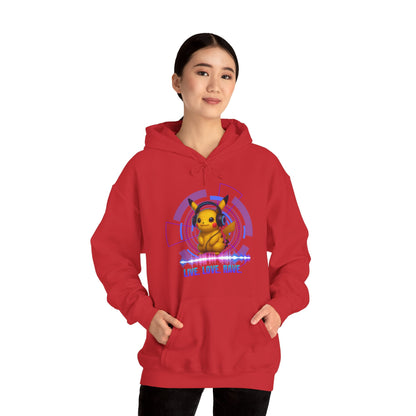 Rave Hoddie, Live Love Rave - Techno - Pokemon