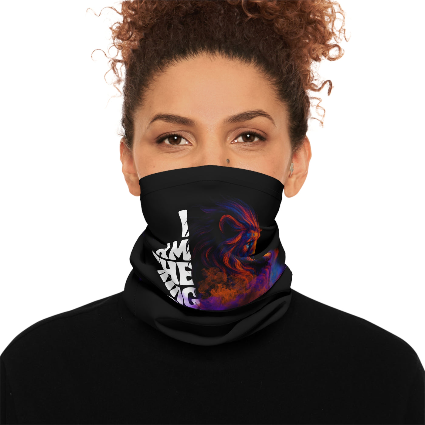 I am the King - Halstuch, Neck Gaiter, Biker Fashion,