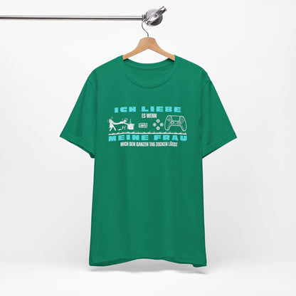 Ich Liebe Meine Frau T-Shirt - Unisex Jersey Tee for Gamers