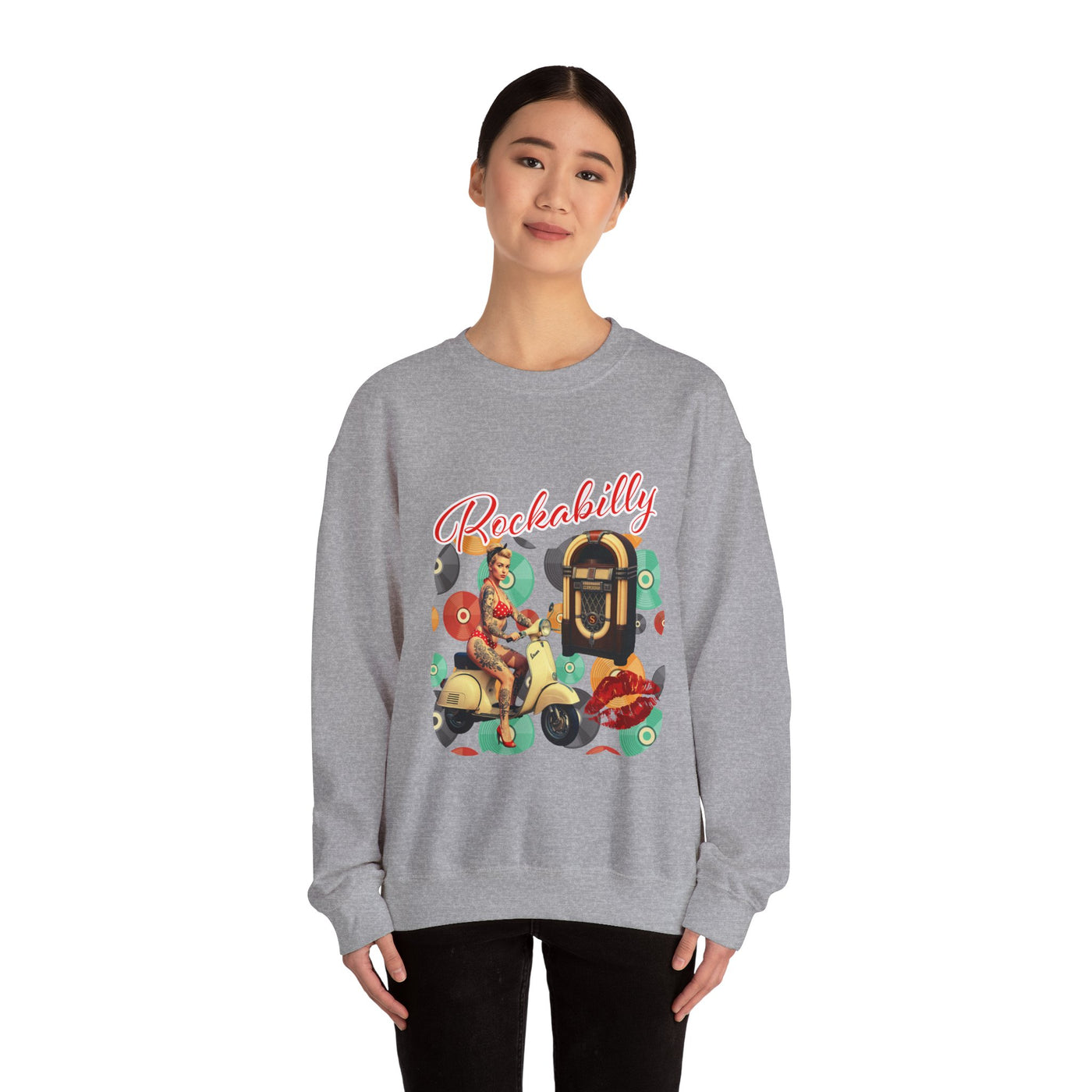 RockabillyHeavy Blend Sweatshirt | Vintage Vibe