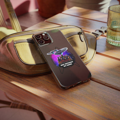Galaxy-Inspired Soft Phone Case - Not Without My Gang, Star Trek Lovers Handyhülle