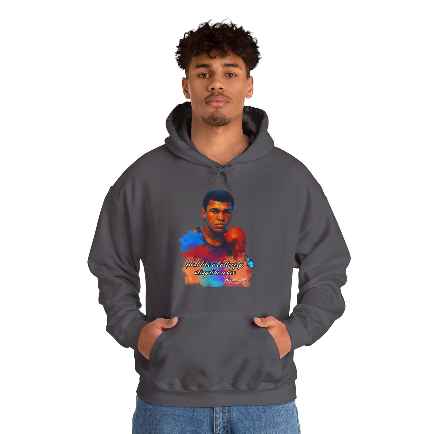 Inspirational Muhammad Ali Hoodie - Unisex Float like a butterfly and sting like a bee