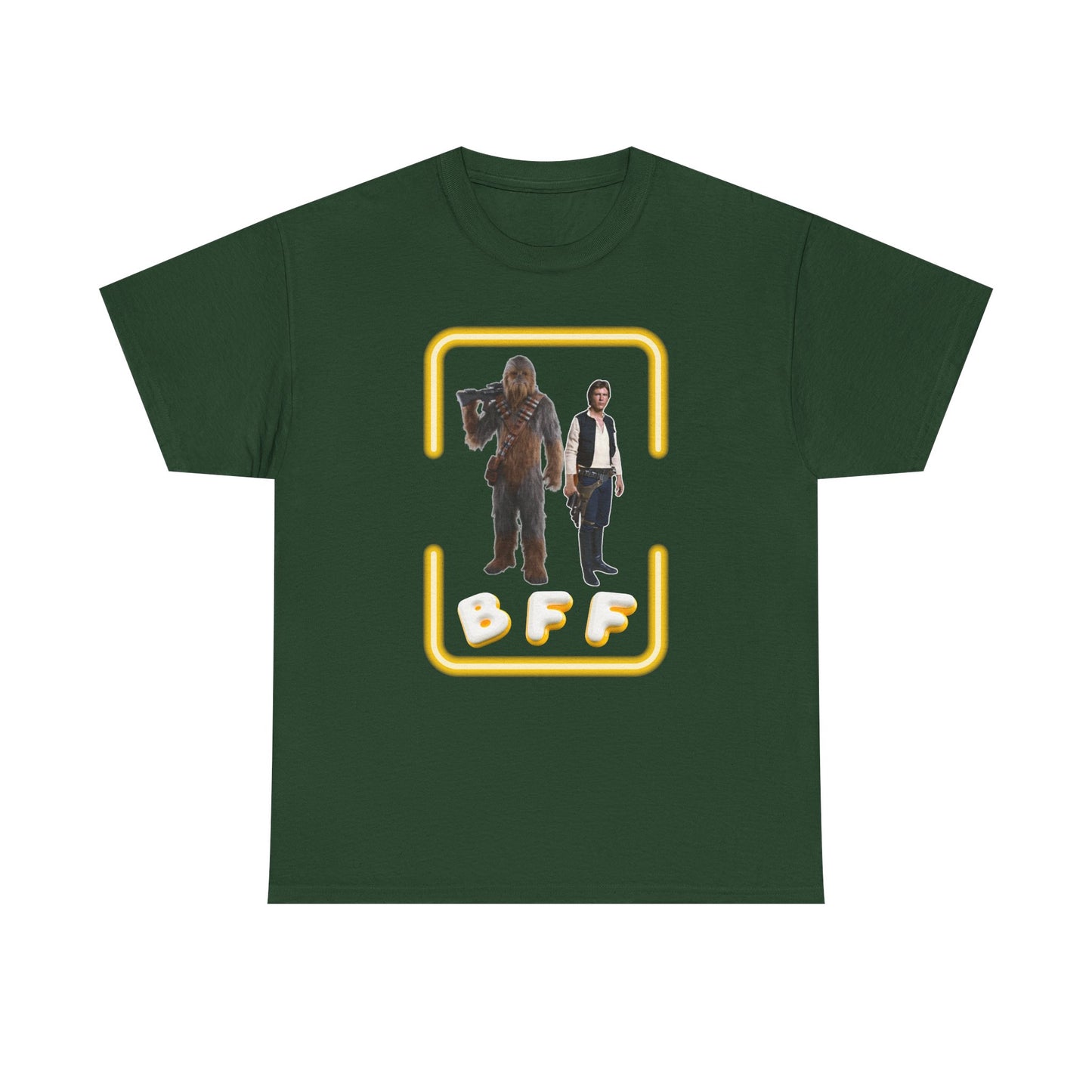 BFF Chewbacca & Han Solo Unisex Heavy Cotton Shirt