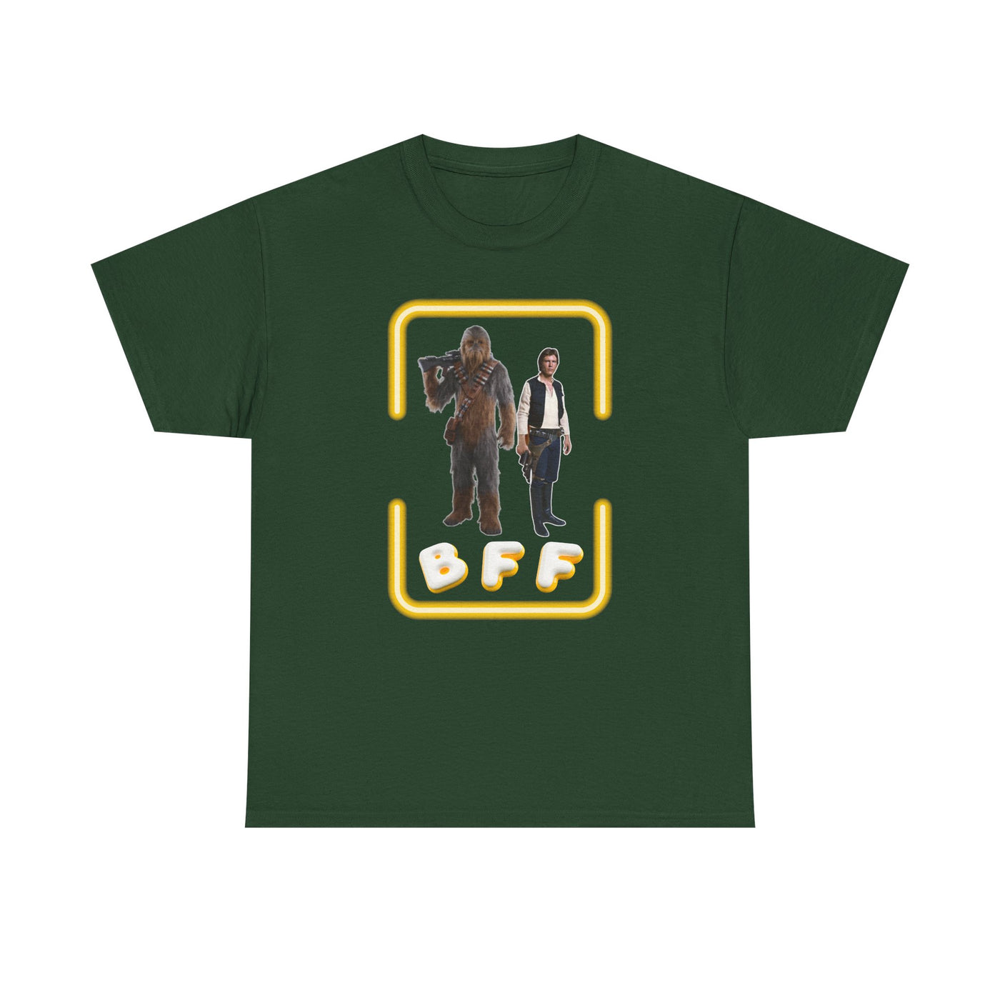 BFF Chewbacca &amp; Han Solo Unisex Heavy Cotton Shirt