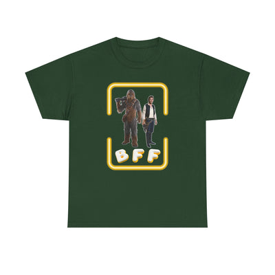 BFF Chewbacca &amp; Han Solo Unisex Heavy Cotton Shirt