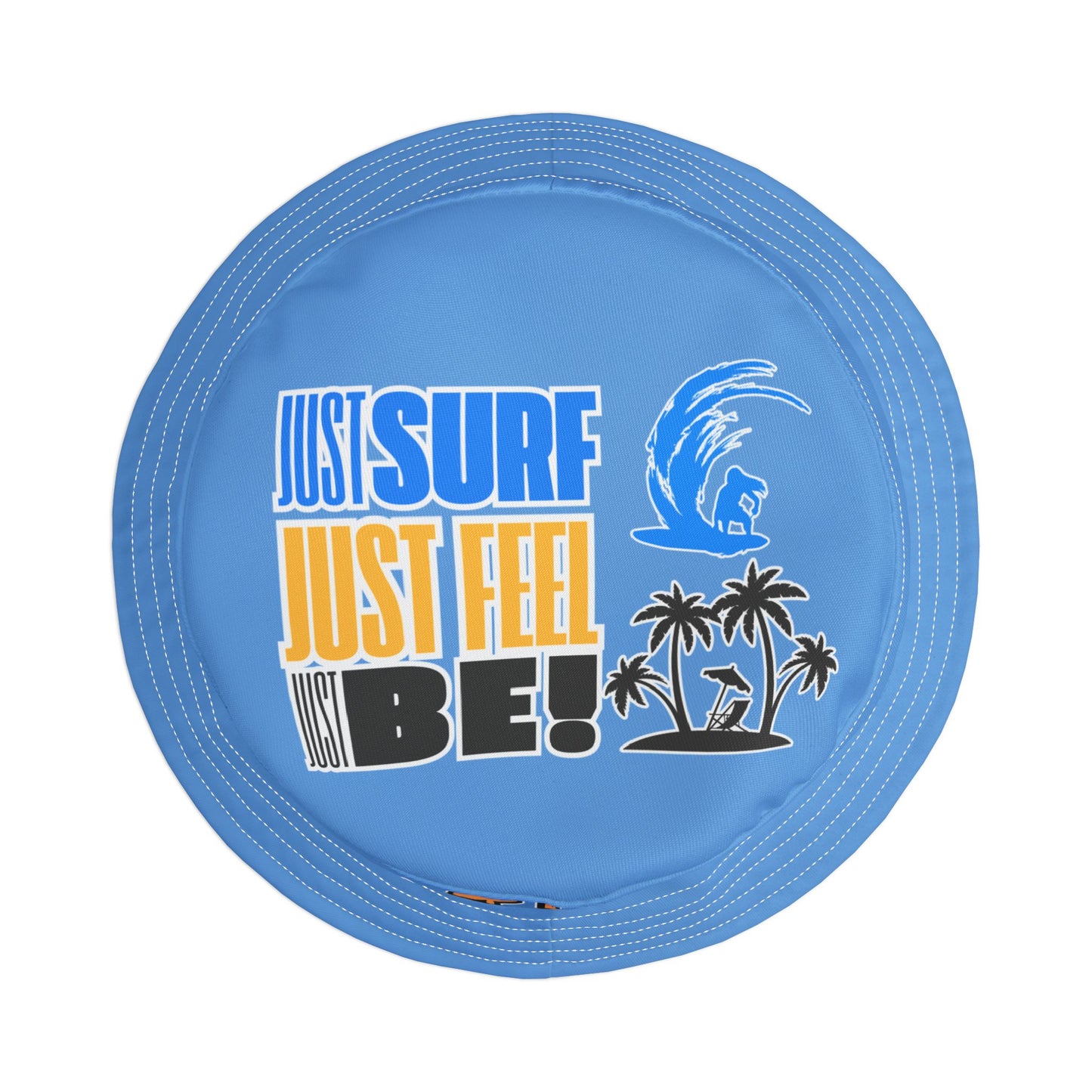Tropical Surf Bucket Hat Fischerhut - Beach Vibes, Perfect for Summer Adventures