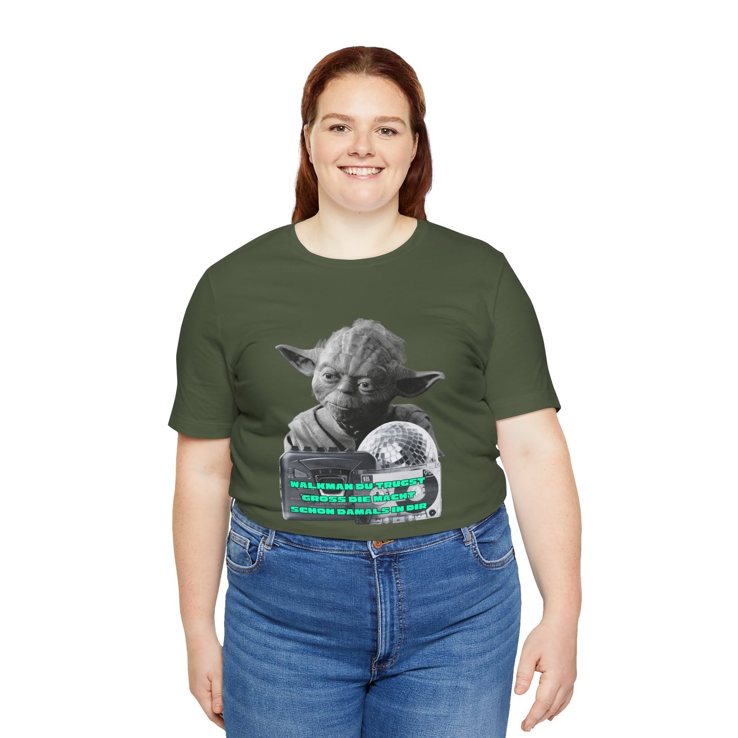 Funny Yoda Quote Unisex Tee - Walkman du kennst - erfahren du bist starwars