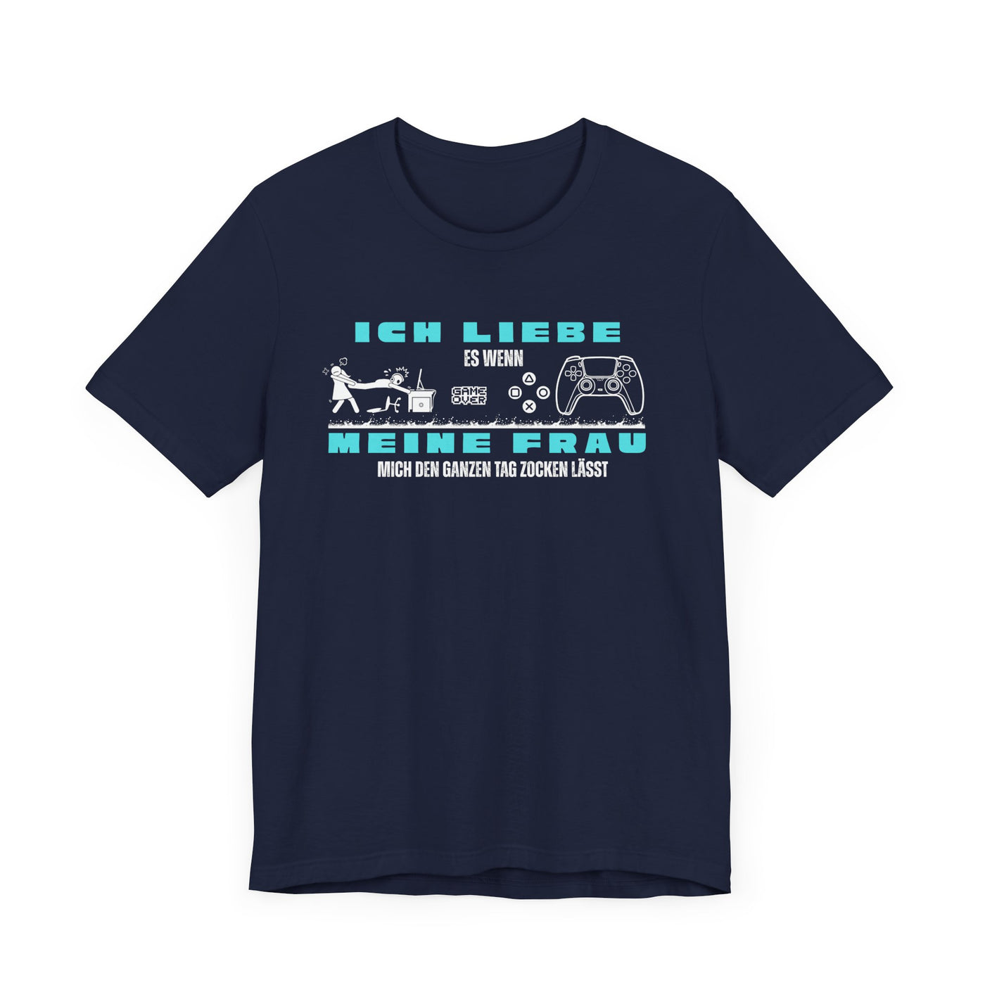 Ich Liebe Meine Frau T-Shirt - Unisex Jersey Tee for Gamers