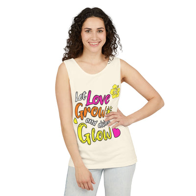 Tank Let Love Grow ... , Motivational Workout Shirt
