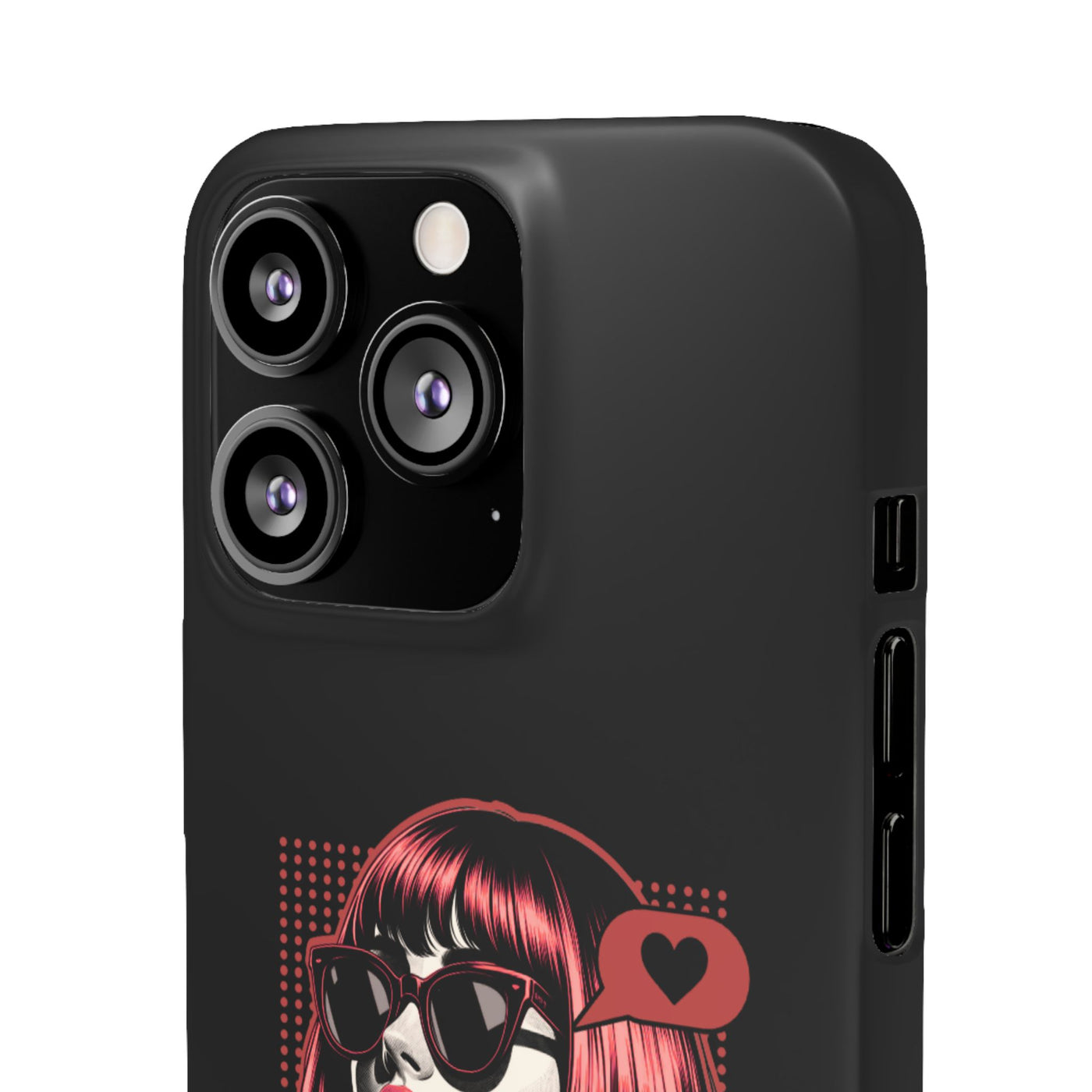 Retro Girl Snap Case Handyhülle