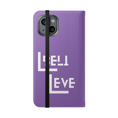 Handyhülle - inspirational Flip Case - 'Believe in You' Phone Cover
