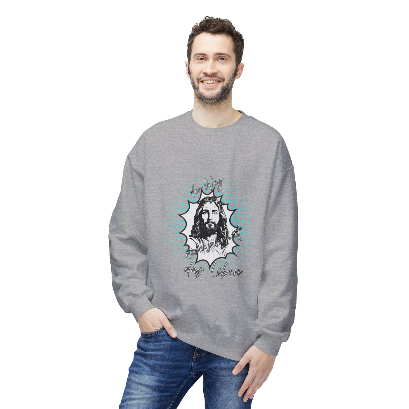 Jesus der Weg - die Wahrheit  - das Leben Sweatshirt