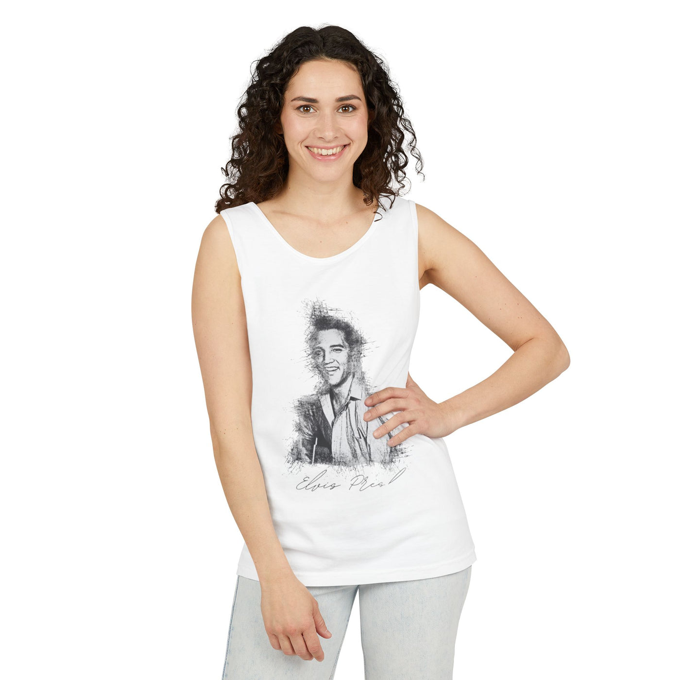 Tank Top - Elvis Presley Inspired Vintage Design