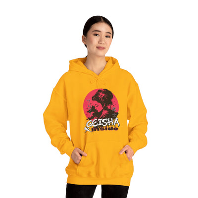 "Geisha Inside"Fleece Hoodie, Cozy