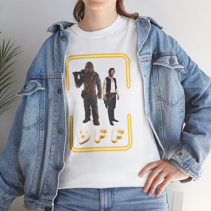 BFF Chewbacca & Han Solo Unisex Heavy Cotton Shirt