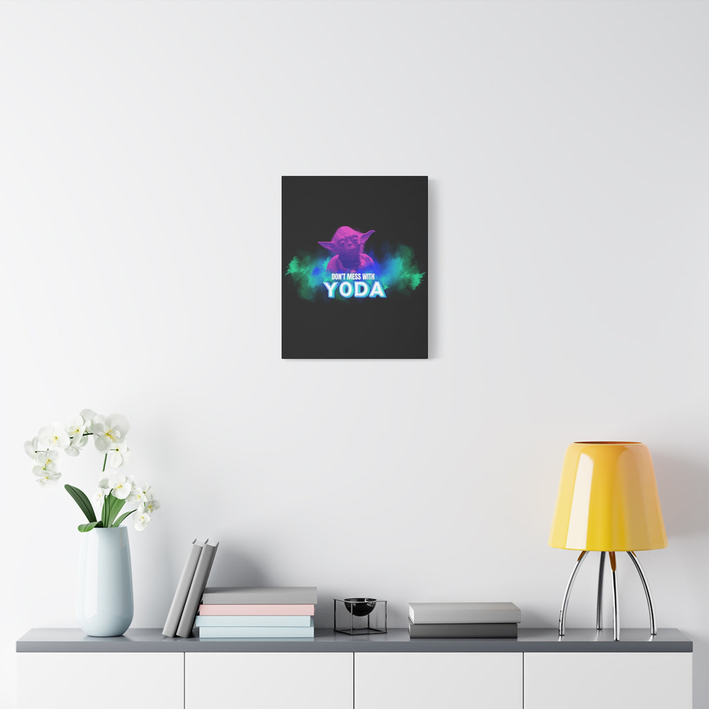 Inspirational Yoda Canvas Art - Modern Wall Decor for Star Wars Fans